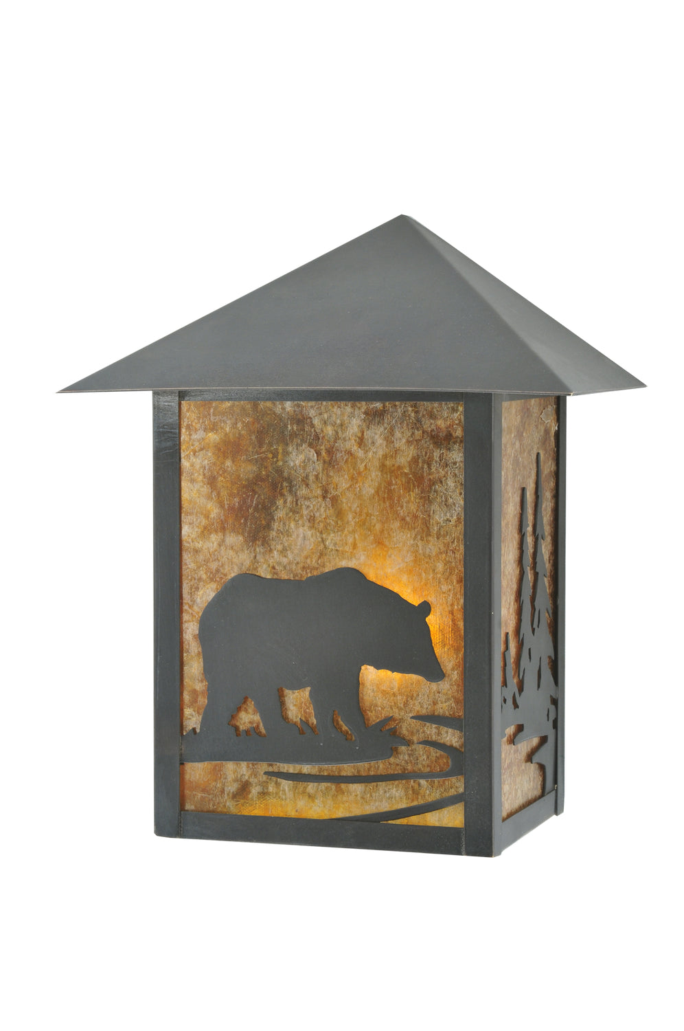 Meyda Tiffany Lighting 109131 Seneca One Light Wall Sconce Outdoor Bronze / Dark