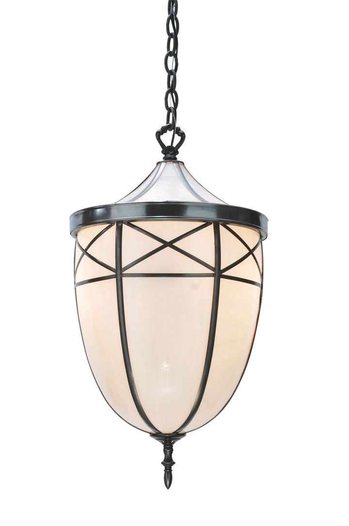 Meyda Tiffany Lighting 109137 Borough Hall Two Light Pendant Outdoor Bronze / Dark