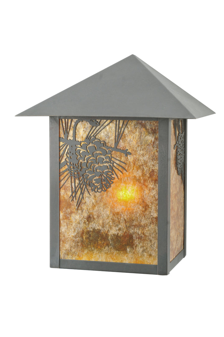 Meyda Tiffany Lighting 109359 Seneca One Light Wall Sconce Outdoor Bronze / Dark