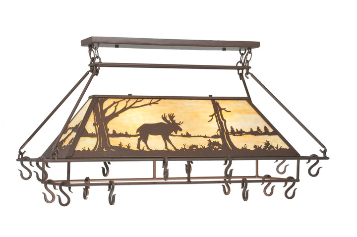 Meyda Tiffany Moose At Lake 109364 Pendant Light - Cafe-Noir