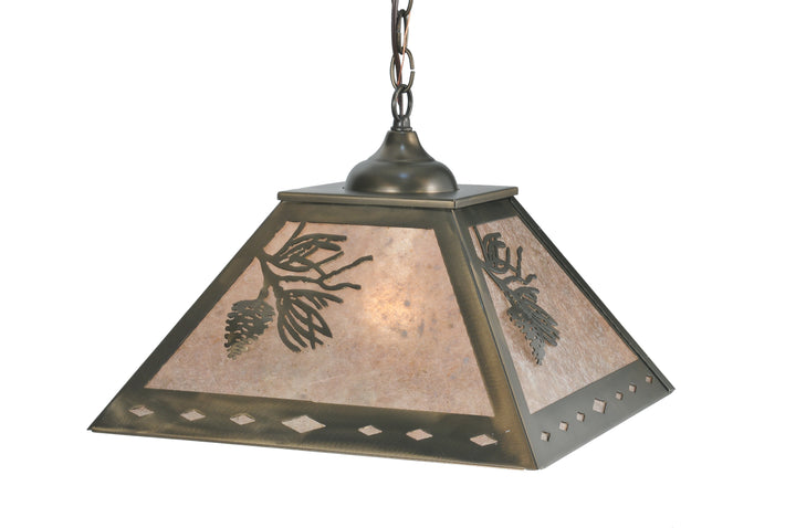 Meyda Tiffany Balsam Pine 109380 Pendant Light - Antique Copper