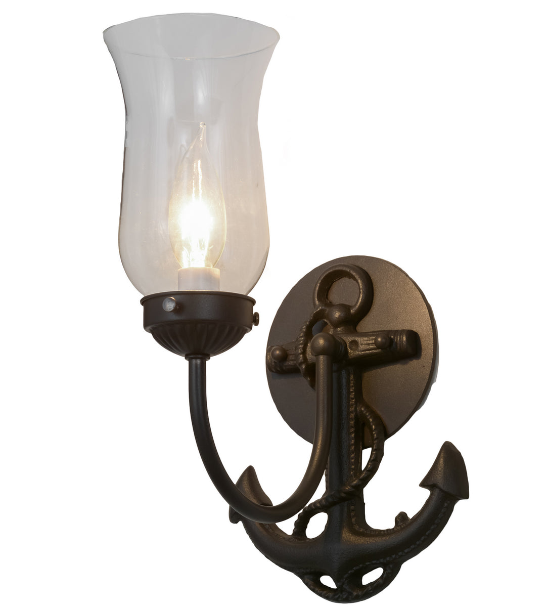 Meyda Tiffany Anchor 109538 Wall Light - Wrought Iron