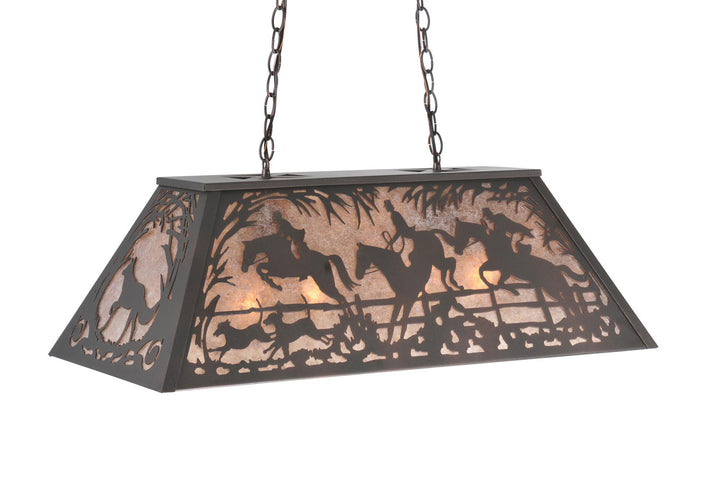 Meyda Tiffany Fox Hunt 109866 Pendant Light - Mahogany Bronze