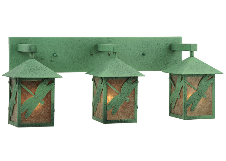 Meyda Tiffany Seneca 109972 Bath Vanity Light 30 in. wide - Wrought Iron