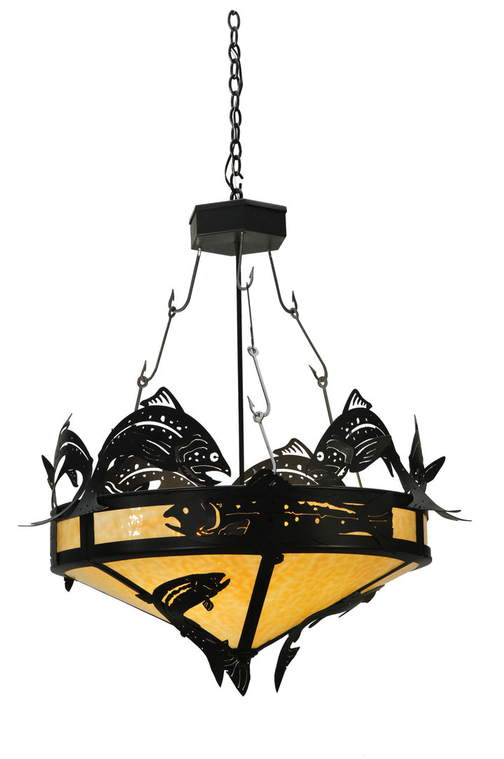 Meyda Tiffany Catch Of The Day 110367 Pendant Light - Steel