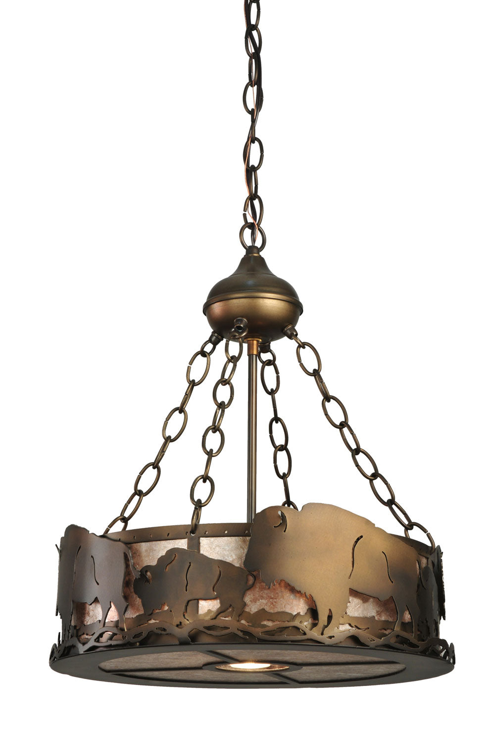 Meyda Tiffany Buffalo 110643 Pendant Light - Antique Copper
