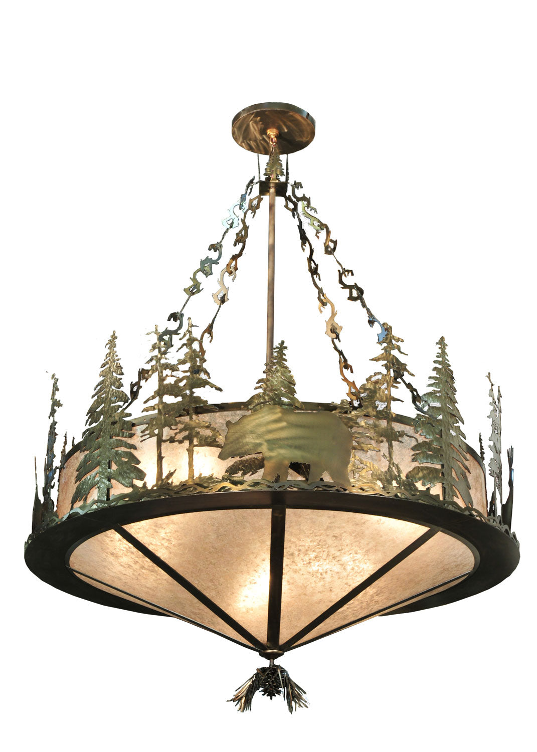 Meyda Tiffany Wildlife 110807 Pendant Light - Antique Copper