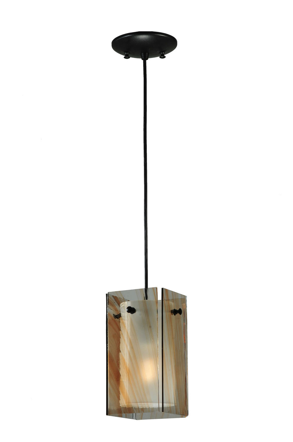 Meyda Tiffany Metro 111279 Pendant Light - Cognac Swirl (Amber)