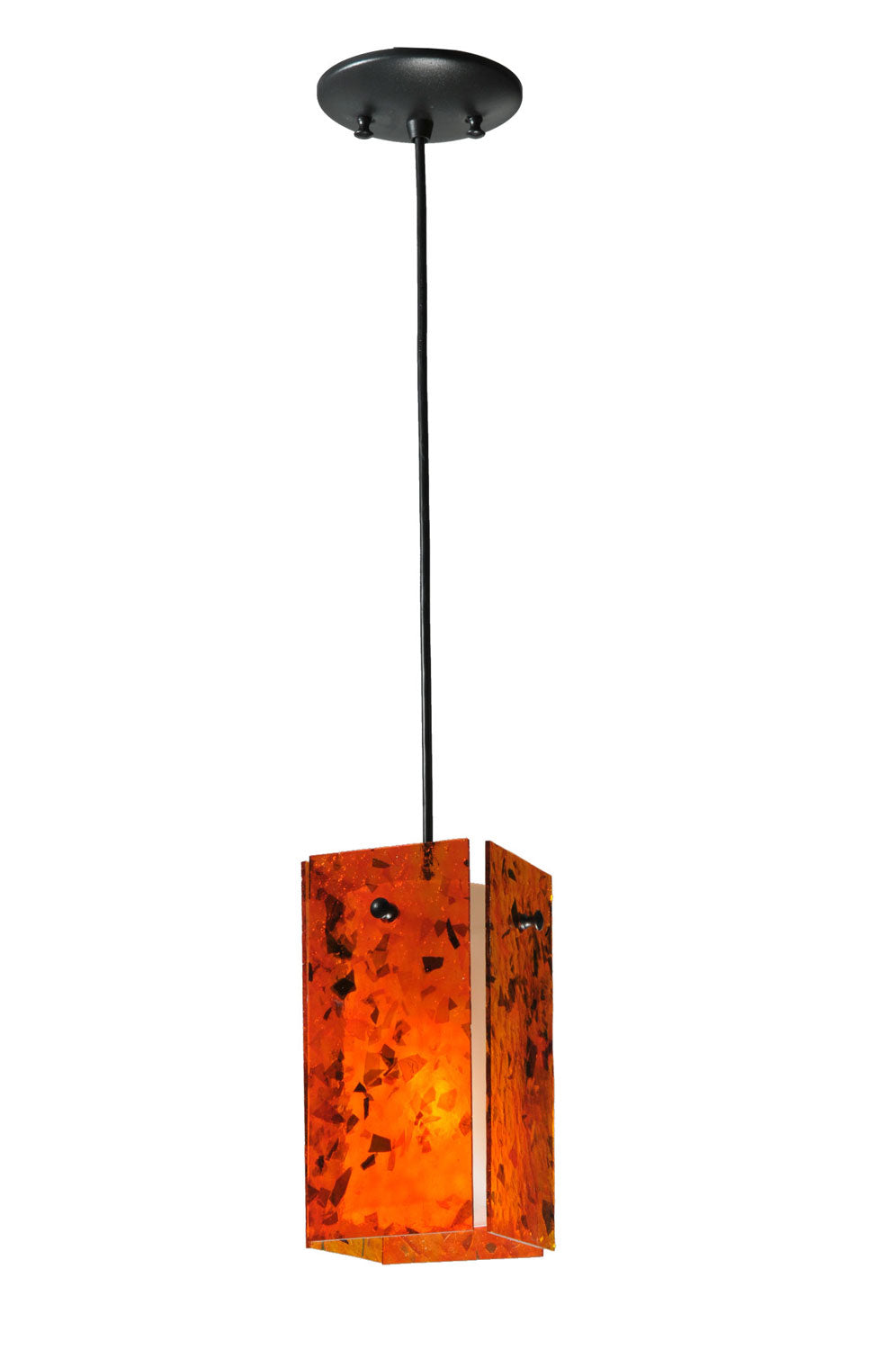 Meyda Tiffany Metro 111290 Pendant Light - Magma (Orange)