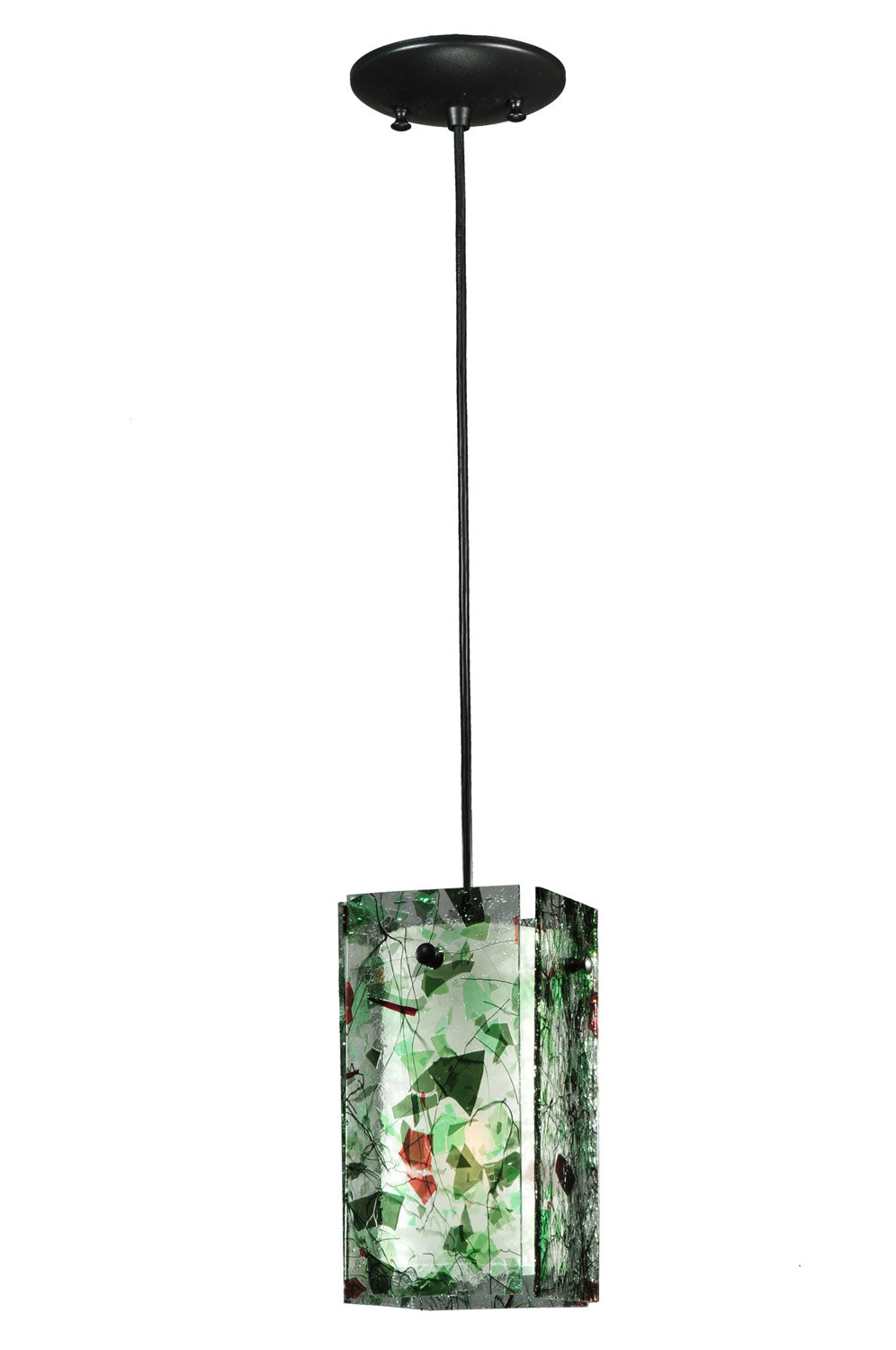 Meyda Tiffany Metro 111297 Pendant Light - Parade (Green/Red Confeeti