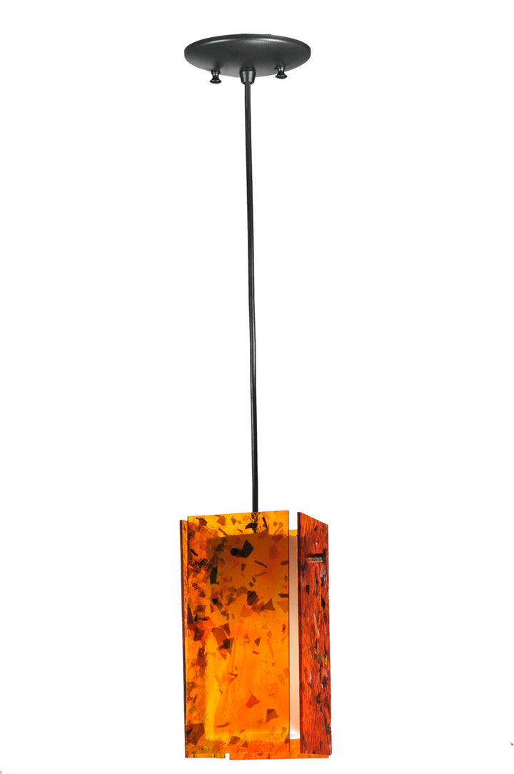 Meyda Tiffany Metro 111348 Pendant Light - Magma (Orange)