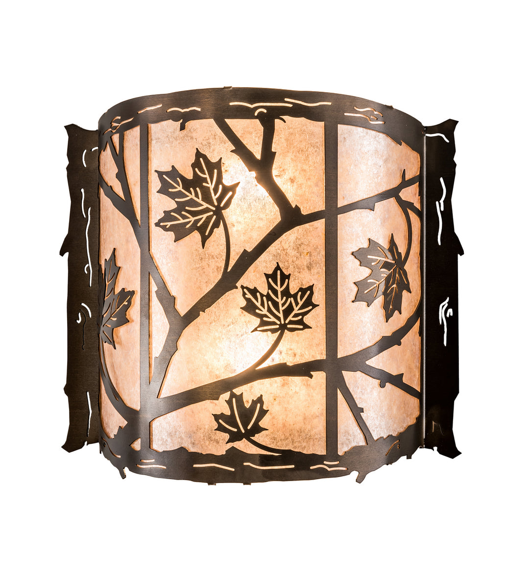 Meyda Tiffany Maple Leaf 111643 Wall Light - Antique Copper