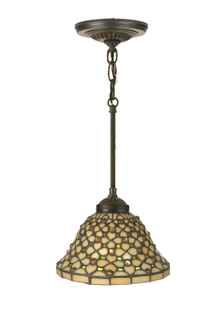 Meyda Tiffany Diamond & Jewel 111706 Pendant Light - Mahogany Bronze
