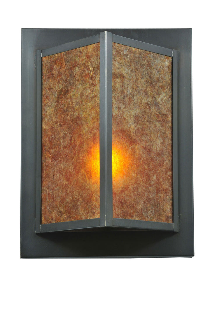 Meyda Tiffany Wedge 111710 Wall Light - Craftsman Brown