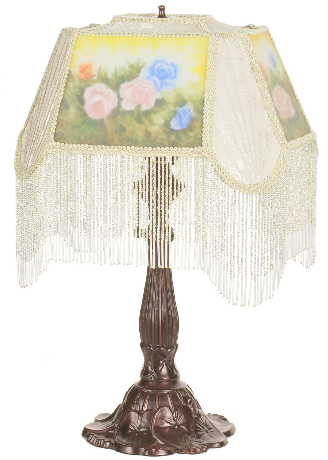 Meyda Tiffany Lighting 20286 Reverse Painted One Light Accent Lamp Lamp Bronze / Dark
