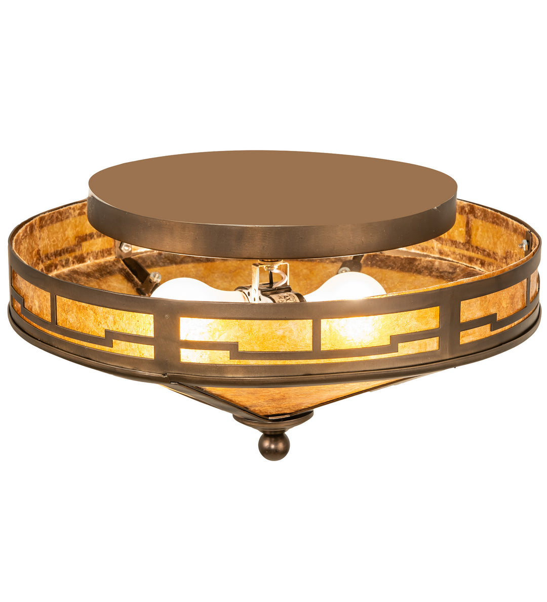 Meyda Tiffany Bungalow 26390 Ceiling Light - Antique Copper