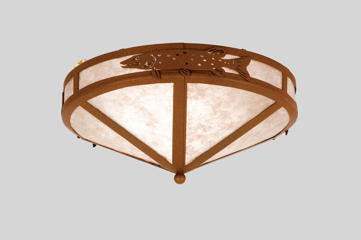 Meyda Tiffany Pike 26392 Ceiling Light - Rust