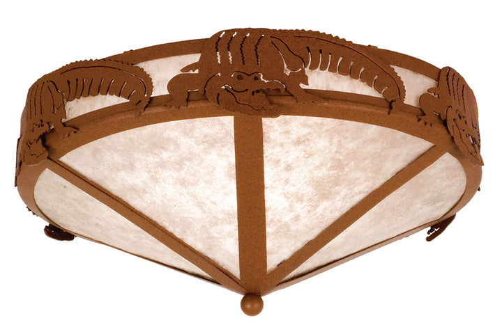 Meyda Tiffany Alligator 26876 Ceiling Light - Rust