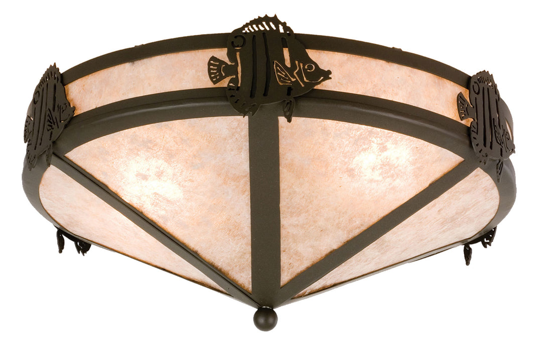 Meyda Tiffany Angel Fish 26877 Ceiling Light - Timeless Bronze