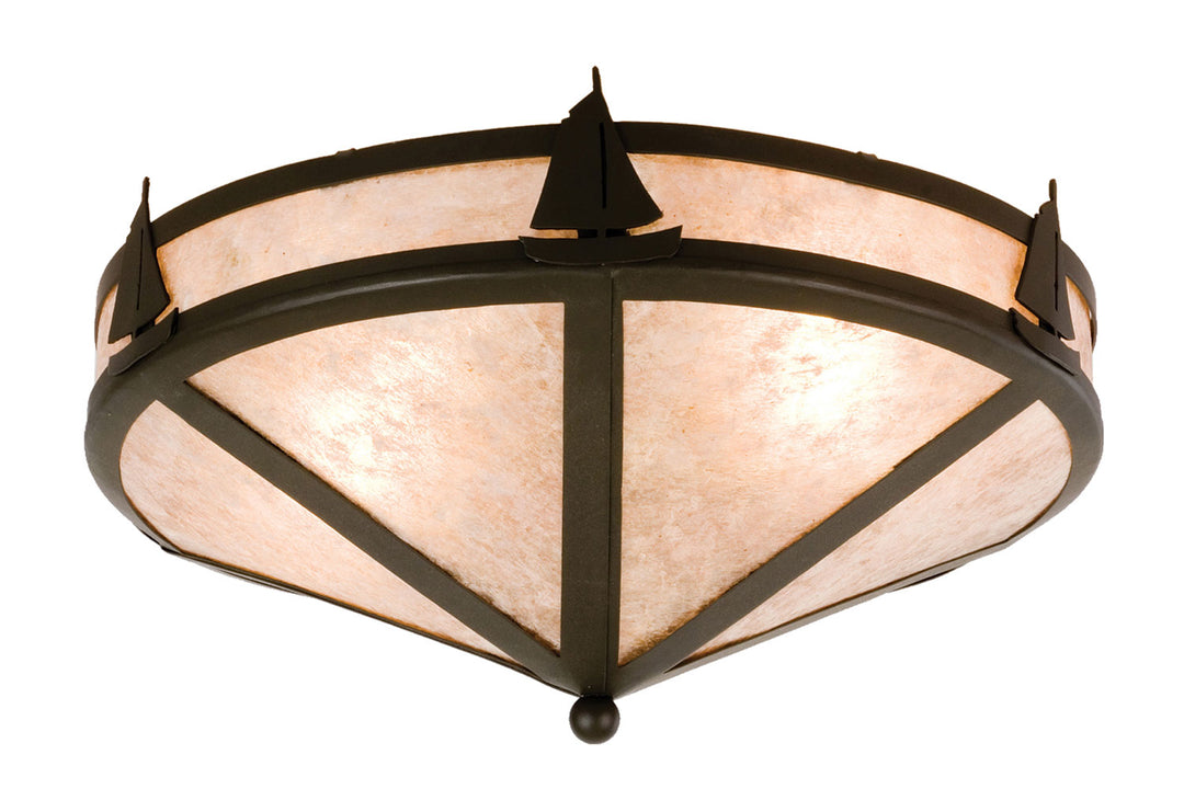 Meyda Tiffany Sailboat 26879 Ceiling Light - Timeless Bronze