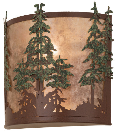 Meyda Tiffany Tall Pines 29327 Wall Light - Rust