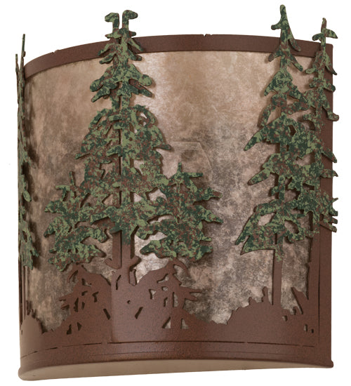 Meyda Tiffany Tall Pines 29327 Wall Light - Rust