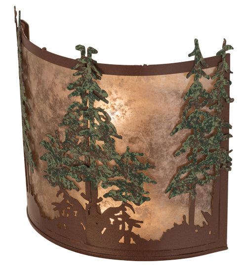 Meyda Tiffany Tall Pines 29327 Wall Light - Rust