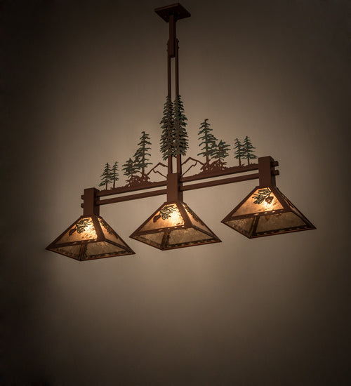 Meyda Tiffany Winter Pine 29365 Pendant Light - Rust