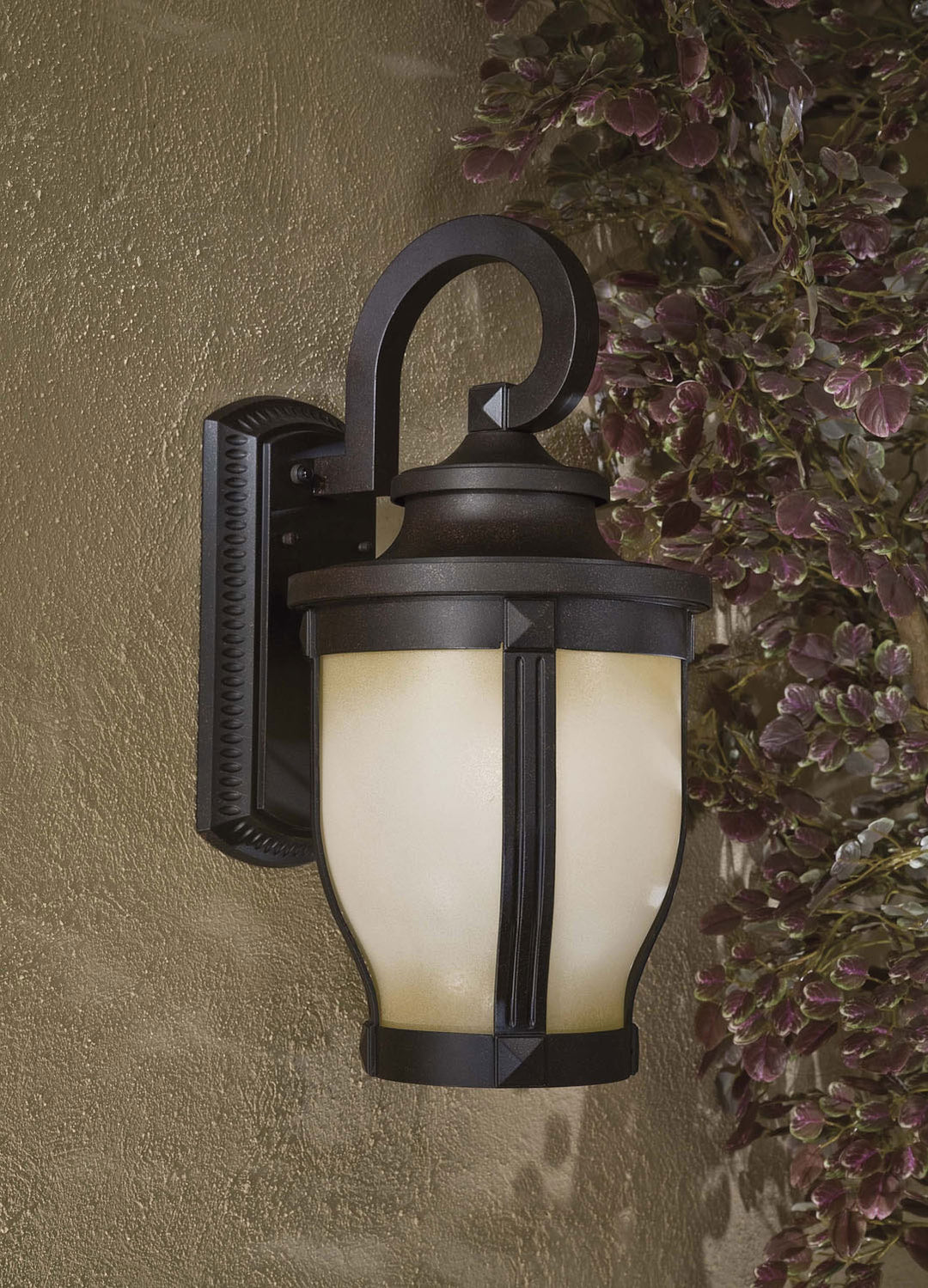 Minka-Lavery Lighting 8763-166-PL Merrimack One Light Wall Mount Outdoor Bronze / Dark