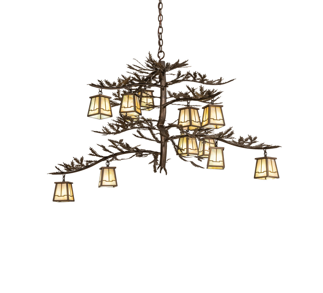 Meyda Tiffany Pine Branch 50914 Chandelier Light - Antique Copper