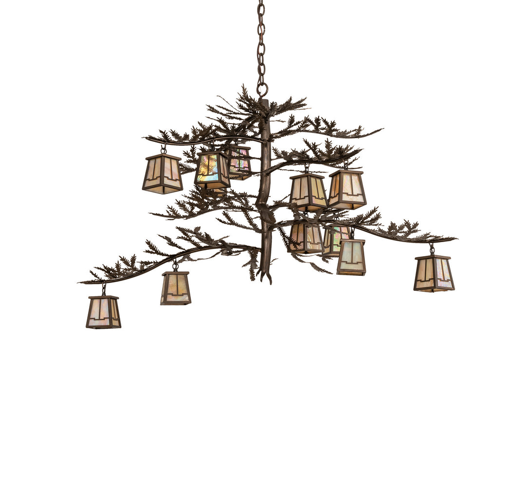 Meyda Tiffany Pine Branch 50914 Chandelier Light - Antique Copper