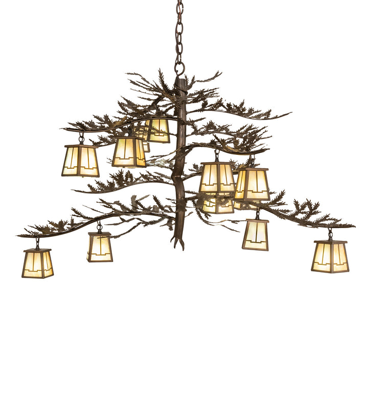 Meyda Tiffany Pine Branch 50914 Chandelier Light - Antique Copper