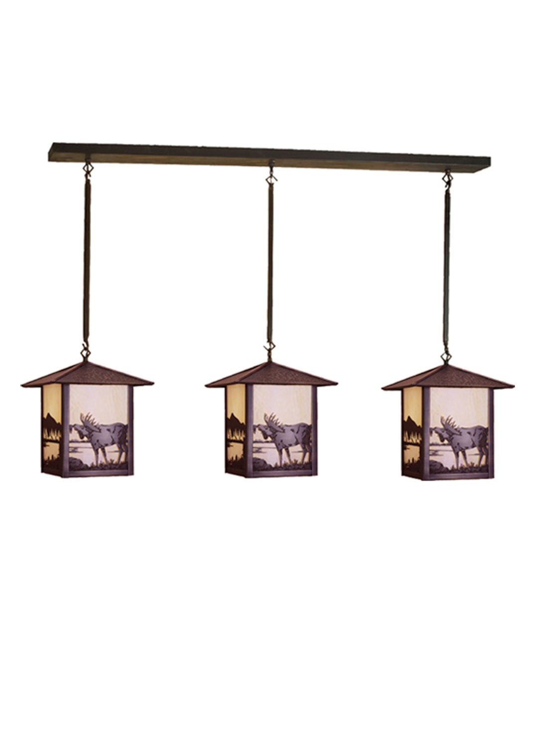 Meyda Tiffany Seneca 57161 Pendant Light - Rust