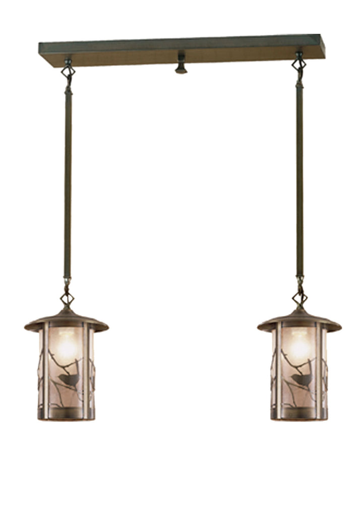 Meyda Tiffany Fulton 57169 Pendant Light - Antique Brass