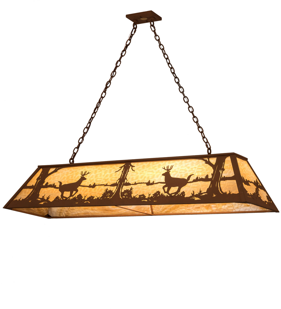 Meyda Tiffany Deer At Lake 65420 Pendant Light - Earth