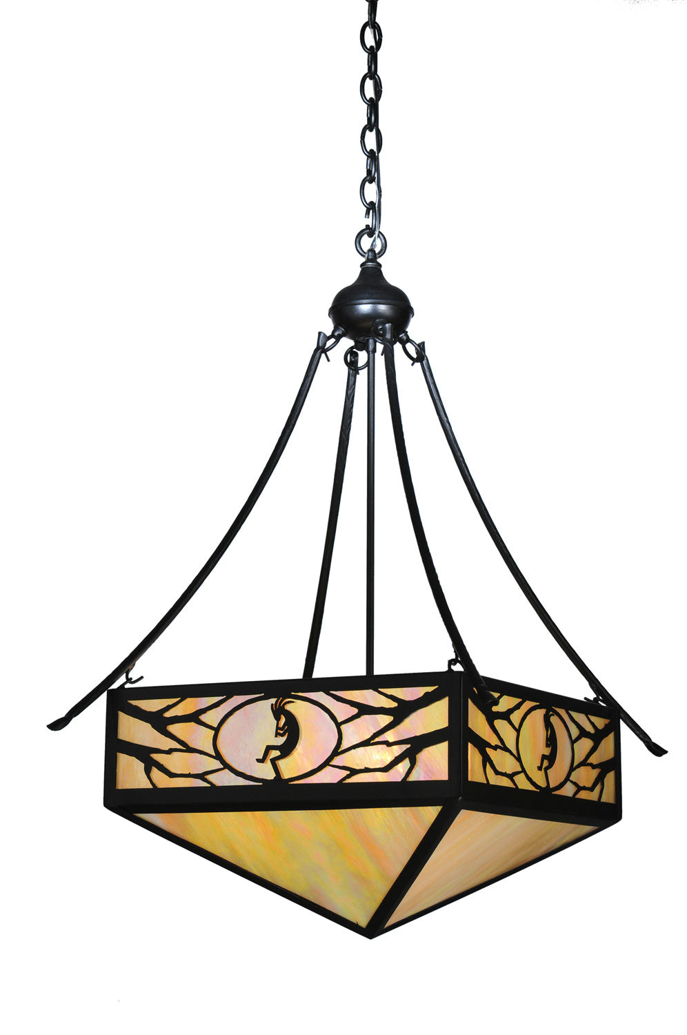 Meyda Tiffany Kokopeli 68071 Pendant Light - Black