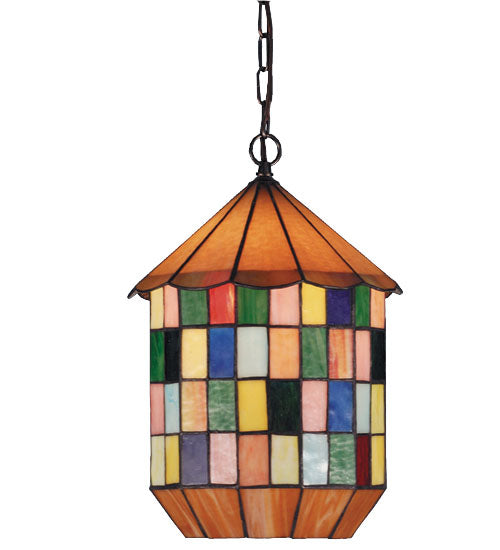 Meyda Tiffany Meyer Panel 69656 Pendant Light - Antique