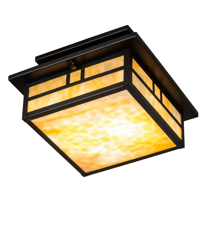 Meyda Tiffany Hyde Park 70050 Ceiling Light - Craftsman Brown