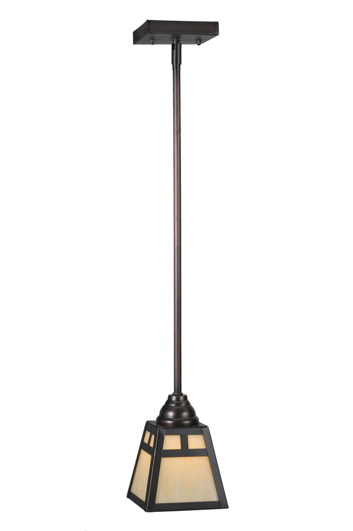 Meyda Tiffany Lighting 70059 T" Mission" One Light Mini Pendant Outdoor Bronze / Dark