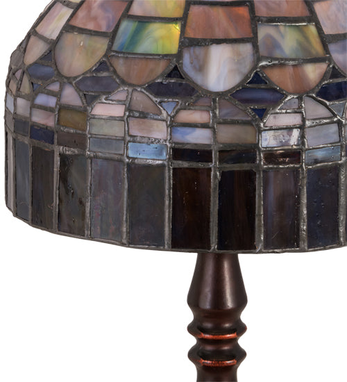 Meyda Tiffany Lighting 29485 Tiffany Candice Mini Lamp Lamp Bronze / Dark
