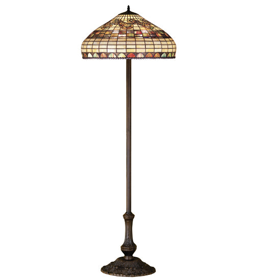 Meyda Tiffany Lighting 29511 Tiffany Edwardian Floor Lamp Lamp Bronze / Dark