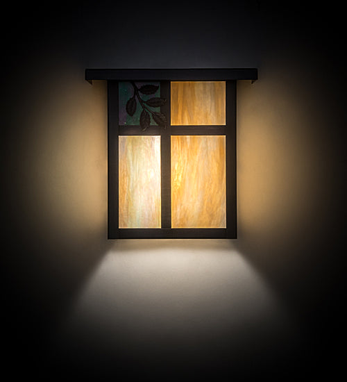 Meyda Tiffany Hyde Park 29516 Wall Light - Craftsman Brown