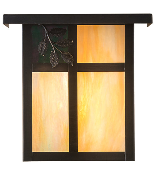 Meyda Tiffany Hyde Park 29516 Wall Light - Craftsman Brown