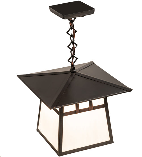 Meyda Tiffany Lighting 29528 Stillwater One Light Pendant Outdoor Bronze / Dark