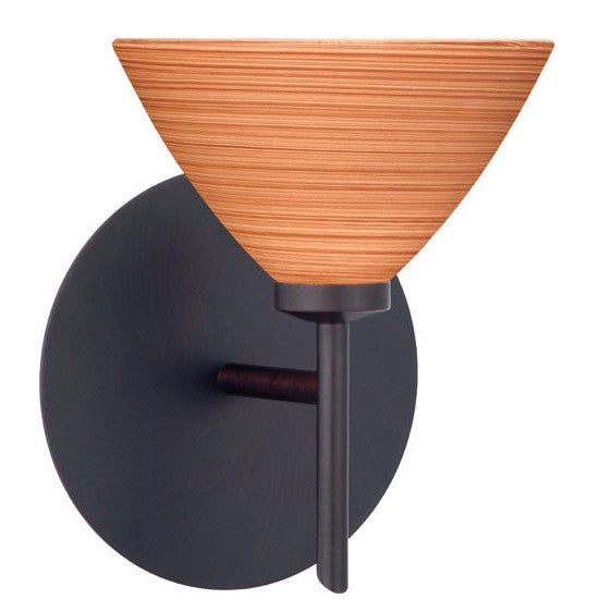 Besa Domi 1SW-1743CH-BR Wall Sconce Light - Bronze