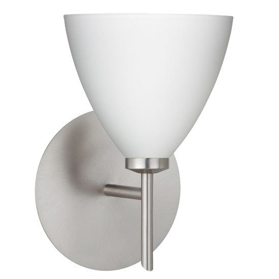 Besa Mia 1SW-177907-SN Wall Sconce Light - Satin Nickel