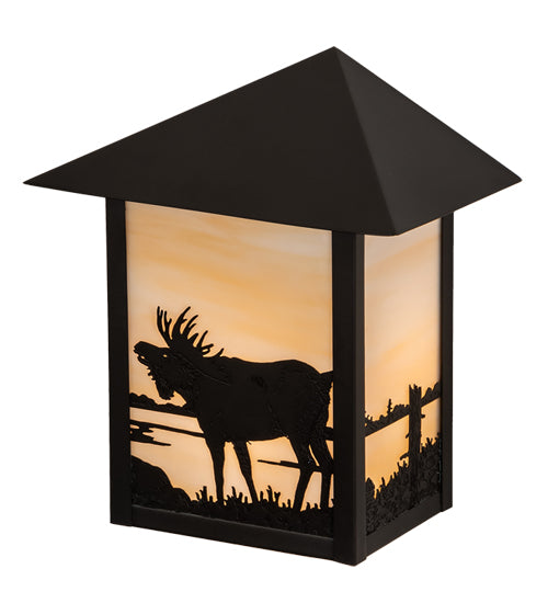 Meyda Tiffany Lighting 29593 Seneca One Light Wall Sconce Outdoor Bronze / Dark