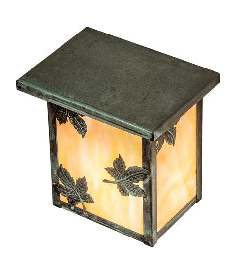 Meyda Tiffany Lighting 29597 Hyde Park One Light Wall Sconce Outdoor Copper/Antique/Verde