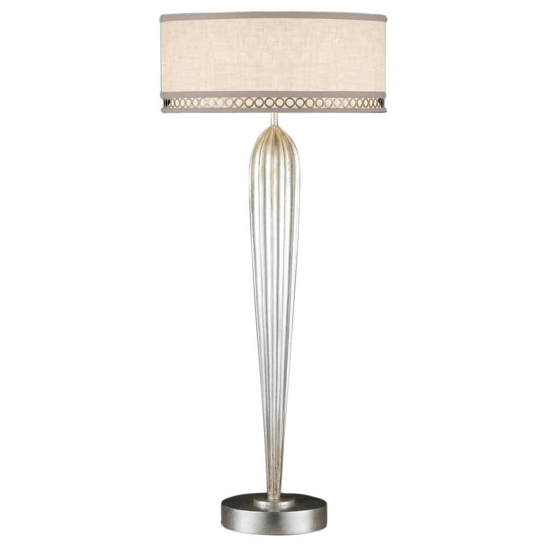Fine Art Lighting 792915ST Allegretto Two Light Table Lamp Lamp Pewter, Nickel, Silver