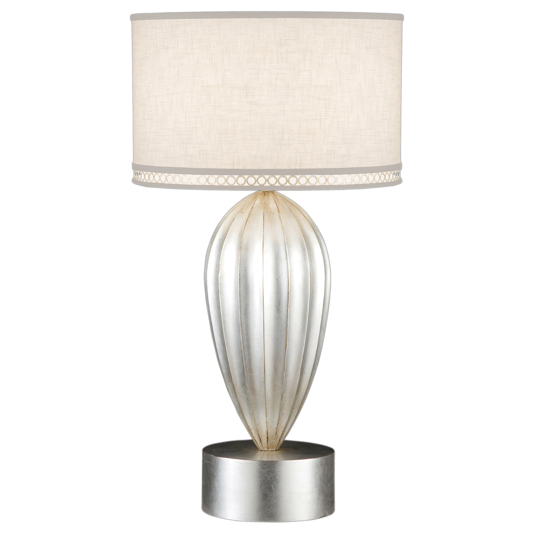 Fine Art Lighting 793110ST Allegretto One Light Table Lamp Lamp Pewter, Nickel, Silver